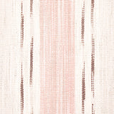 Schumacher Mirza Ikat Stripe Blush On Natural Fabric - Eade's Wallpaper