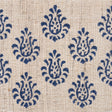 Schumacher 82130 LEILA HAND BLOCK MATKA TAPE in INDIGO Trim 