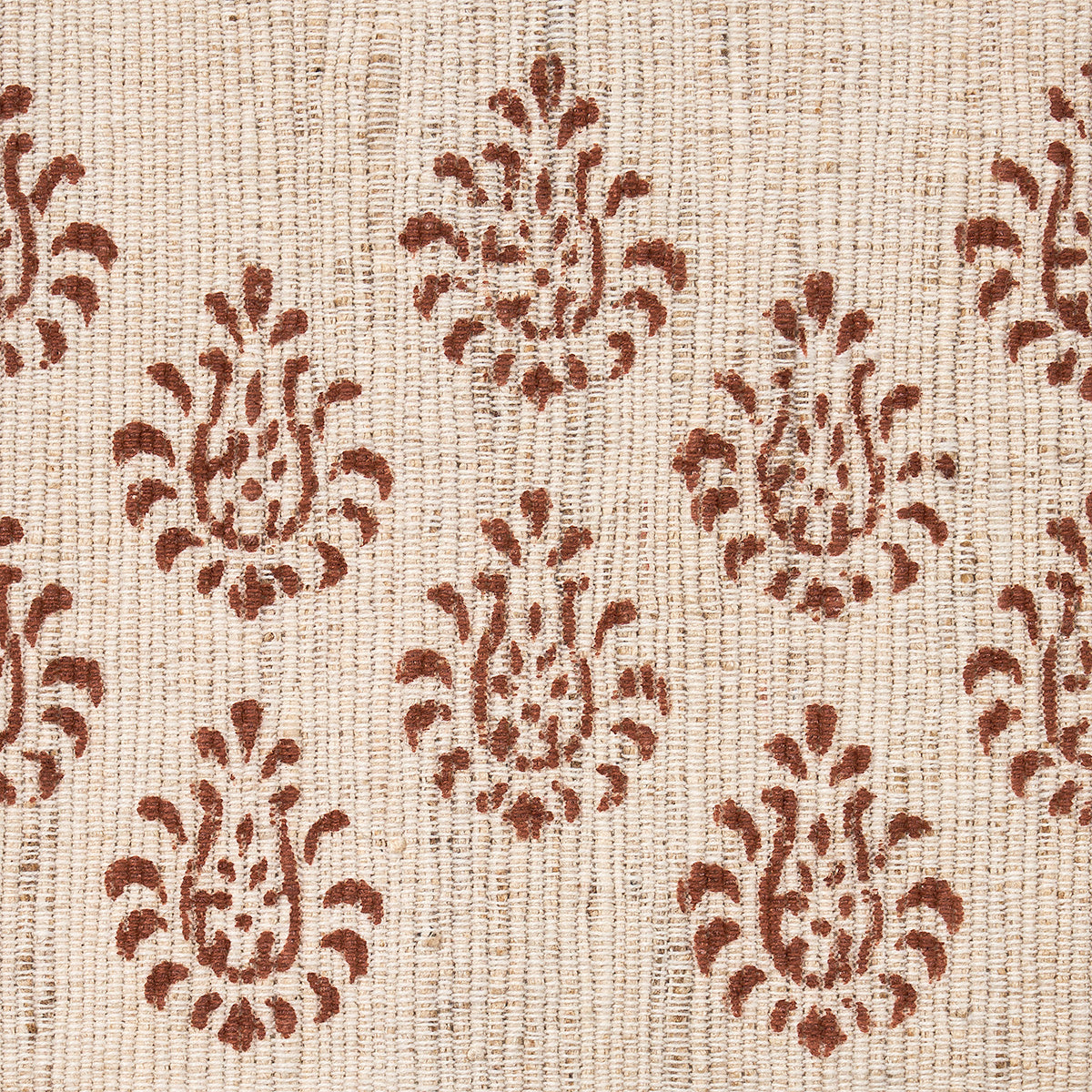 Schumacher 82131 LEILA HAND BLOCK MATKA TAPE in SIENNA Trim 