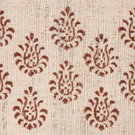 Schumacher 82131 LEILA HAND BLOCK MATKA TAPE in SIENNA Trim 