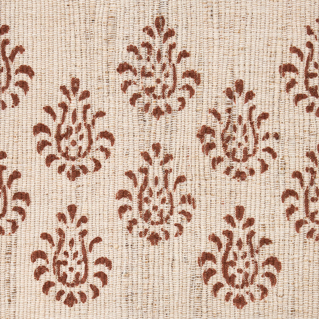 Schumacher 82131 LEILA HAND BLOCK MATKA TAPE in SIENNA Trim 