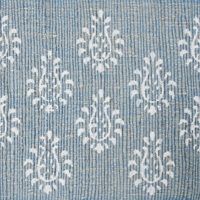 Schumacher 82132 LEILA HAND BLOCK MATKA TAPE in CHAMBRAY Tri