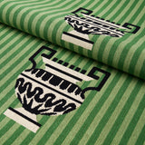 Schumacher Clermont Épinglé Green Fabric