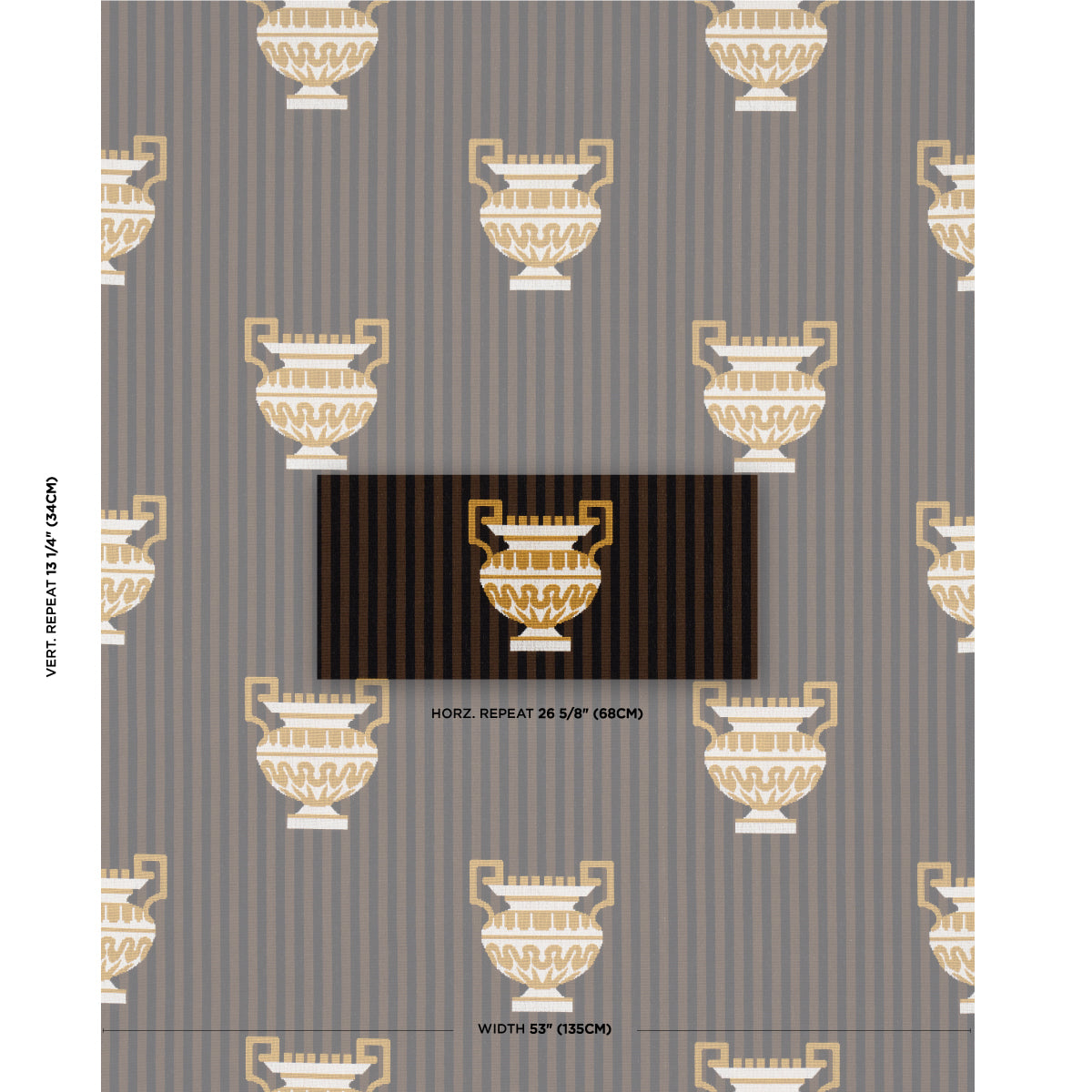 Schumacher Clermont Épinglé Java Fabric