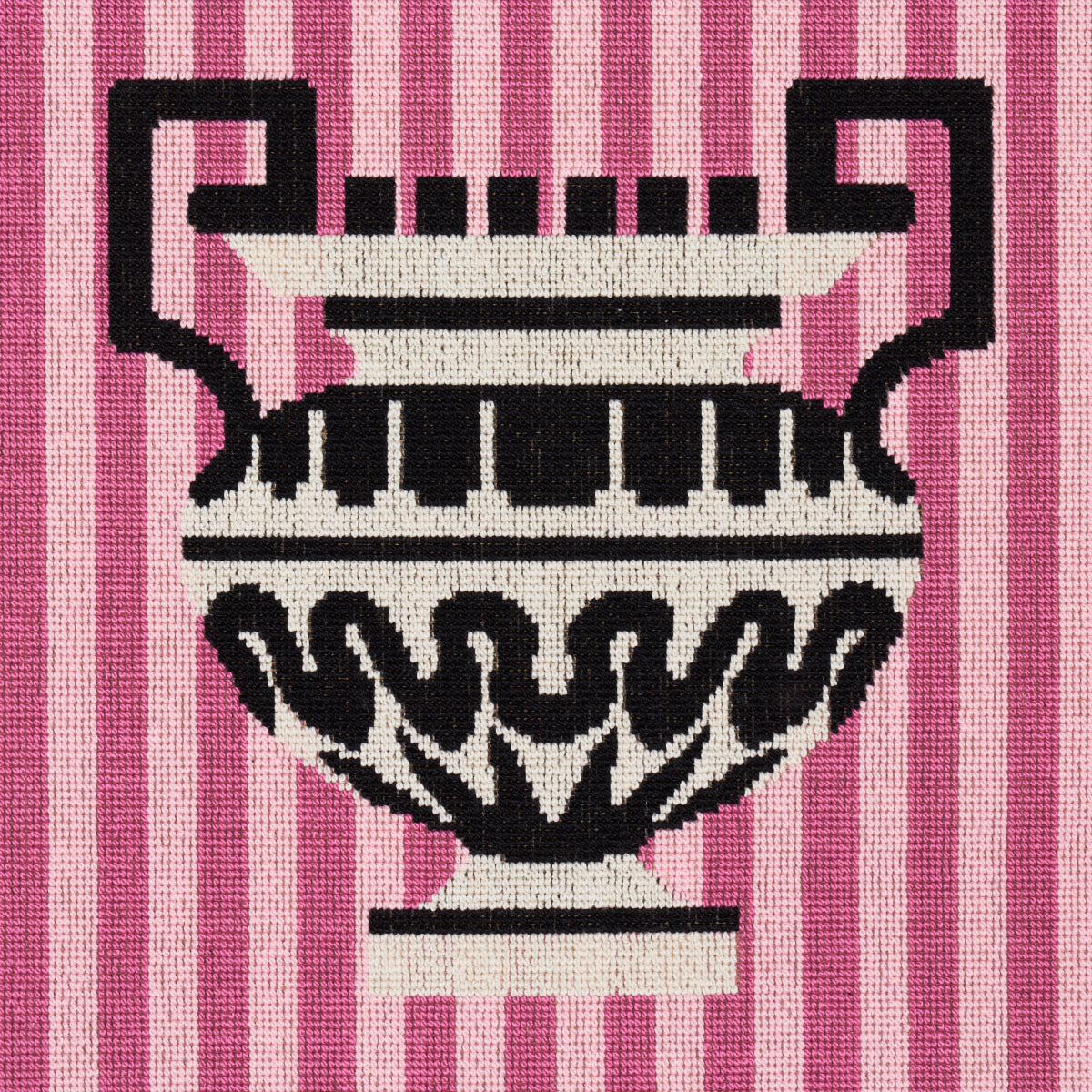 Schumacher Clermont Épinglé Pink Fabric