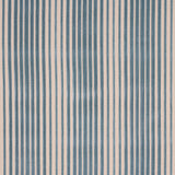 Schumacher Chimay Stripe Velvet Ciel Fabric