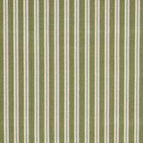 Schumacher Benson Stripe Épinglé Green Fabric