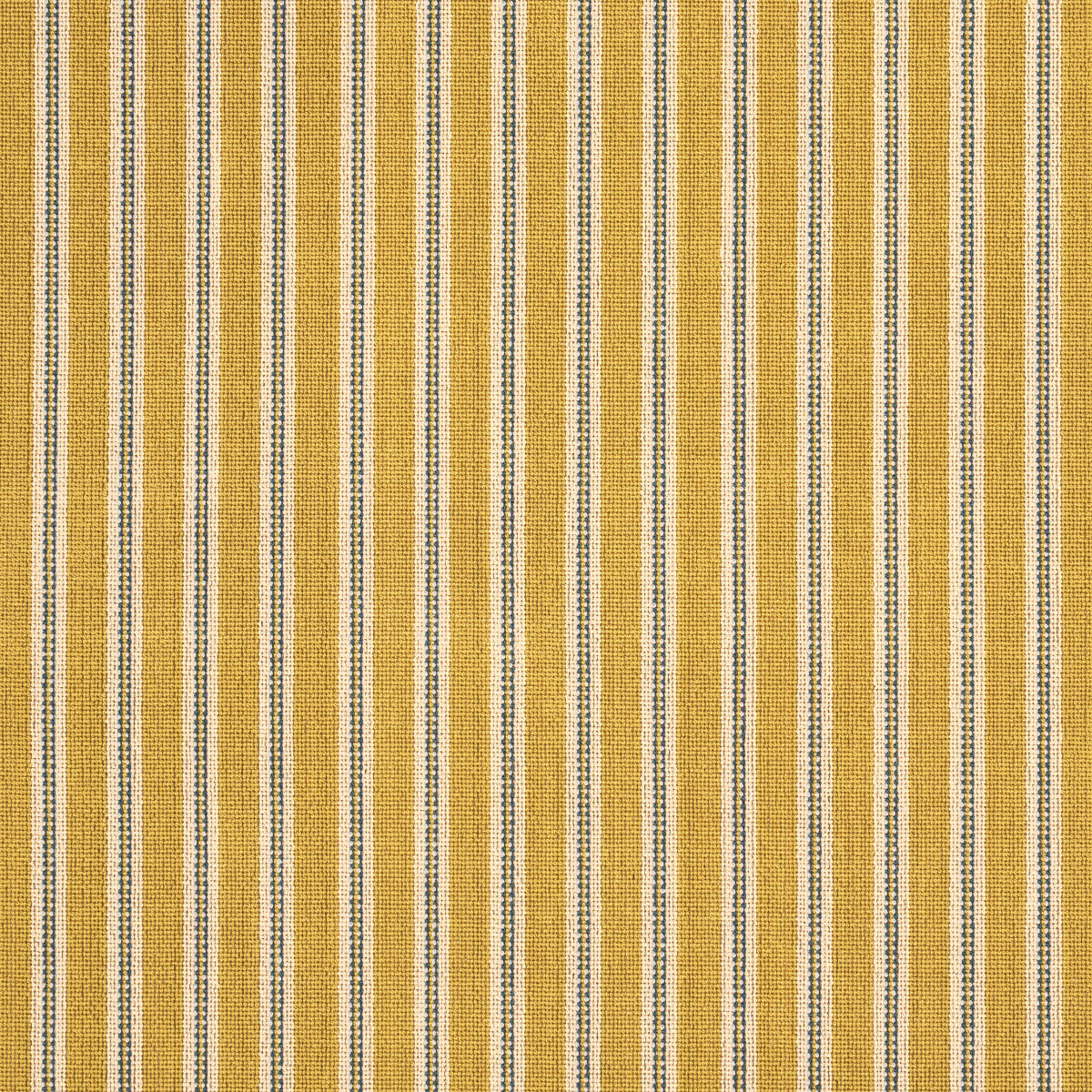 Schumacher Benson Stripe Épinglé Saffron Fabric