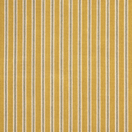 Schumacher Benson Stripe Épinglé Saffron Fabric