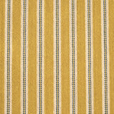 Schumacher Benson Stripe Épinglé Saffron Fabric