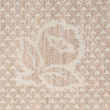 Schumacher Fleurette Natural Fabric