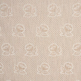 Schumacher Fleurette Natural Fabric