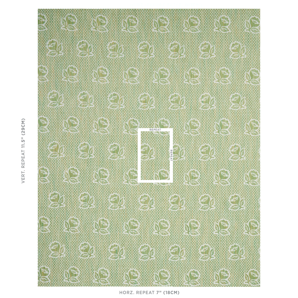 Schumacher Fleurette Leaf Fabric