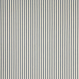 Schumacher Marquet Ticking Stripe Navy Fabric - Eade's Wallpaper