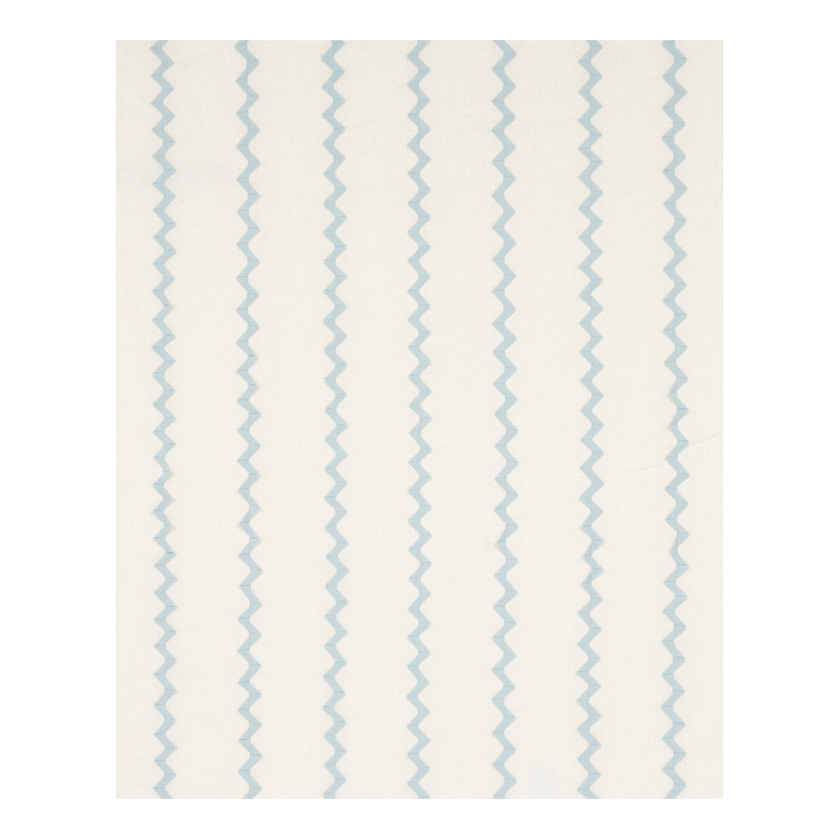 Schumacher Lazare Appliqué Sky On Ivory Fabric - Eade's Wallpaper