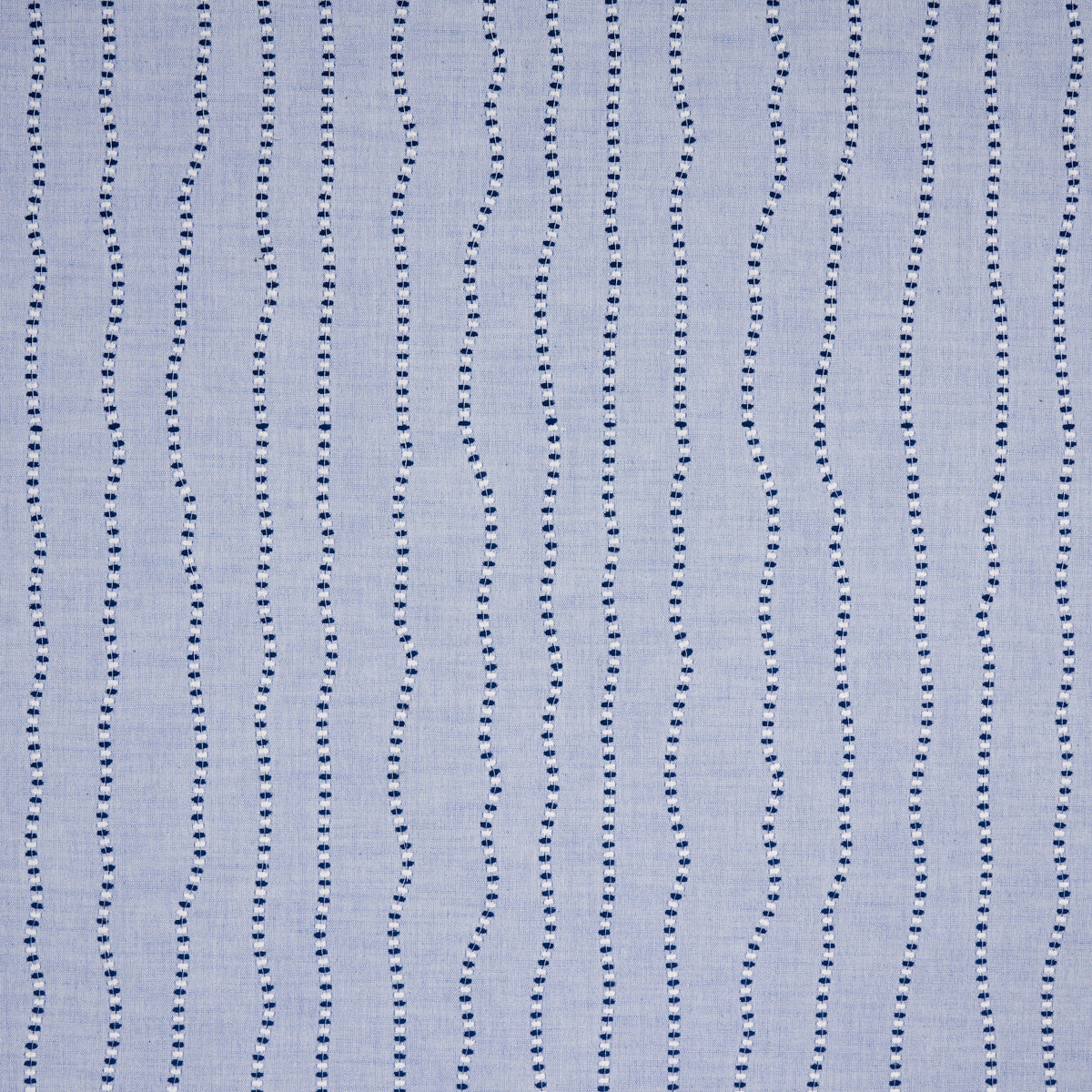 Schumacher Elodie Embroidery Chambray Fabric