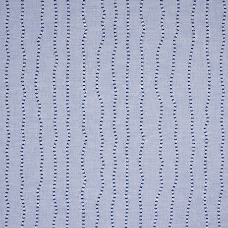 Schumacher Elodie Embroidery Chambray Fabric