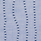 Schumacher Elodie Embroidery Chambray Fabric