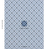 Schumacher Le Moderne Cut Velvet Cobalt Fabric - Eade's Wallpaper