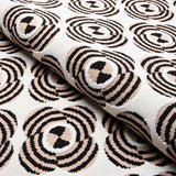 Schumacher Le Moderne Cut Velvet Neutral Fabric - Eade's Wallpaper