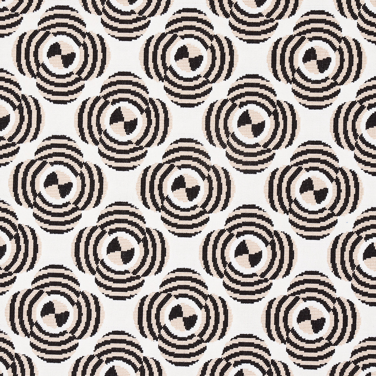 Schumacher Le Moderne Cut Velvet Neutral Fabric - Eade's Wallpaper