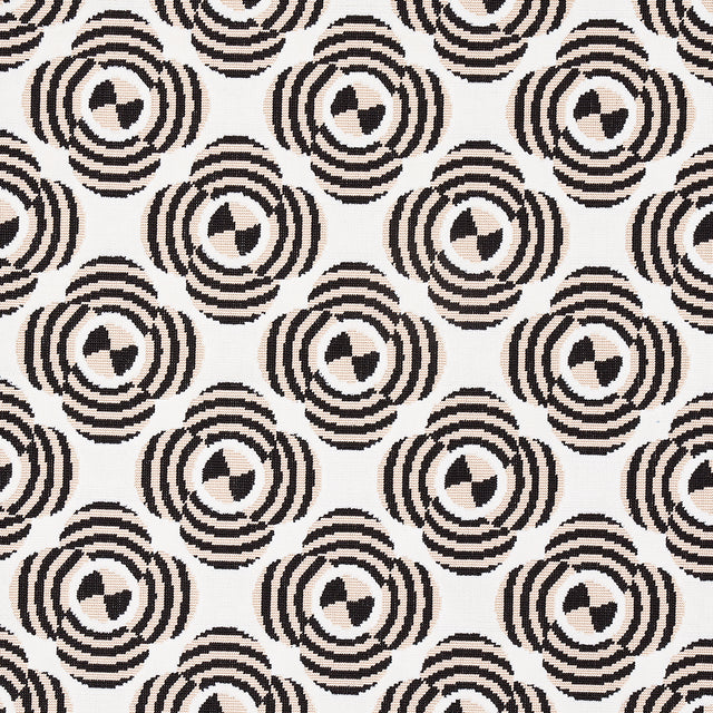 Schumacher Le Moderne Cut Velvet Neutral Fabric - Eade's Wallpaper