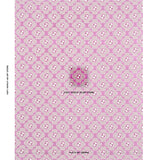 Schumacher Le Moderne Cut Velvet Magenta Fabric - Eade's Wallpaper