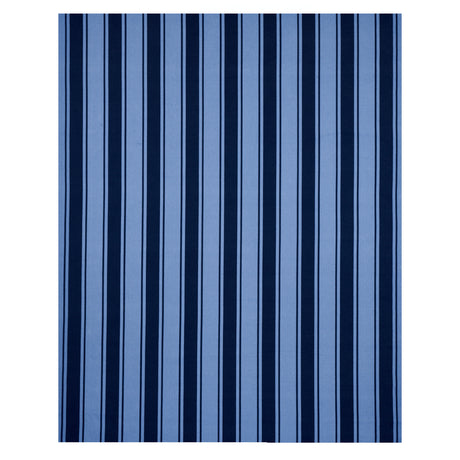 Schumacher Tangier Stripe Blue Tonal Fabric - Eade's Wallpaper