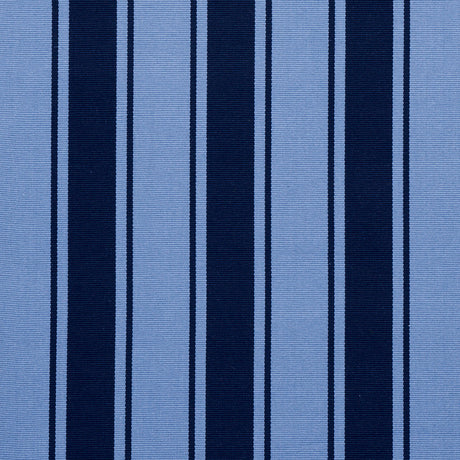 Schumacher Tangier Stripe Blue Tonal Fabric - Eade's Wallpaper
