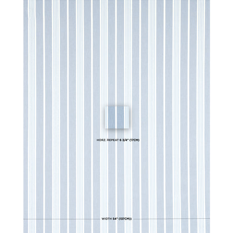 Schumacher Hampton Stripe Indoor/Outdoor Pool Fabric