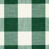 Schumacher Picnic Indoor/Outdoor Emerald Fabric - Eade's Wallpaper