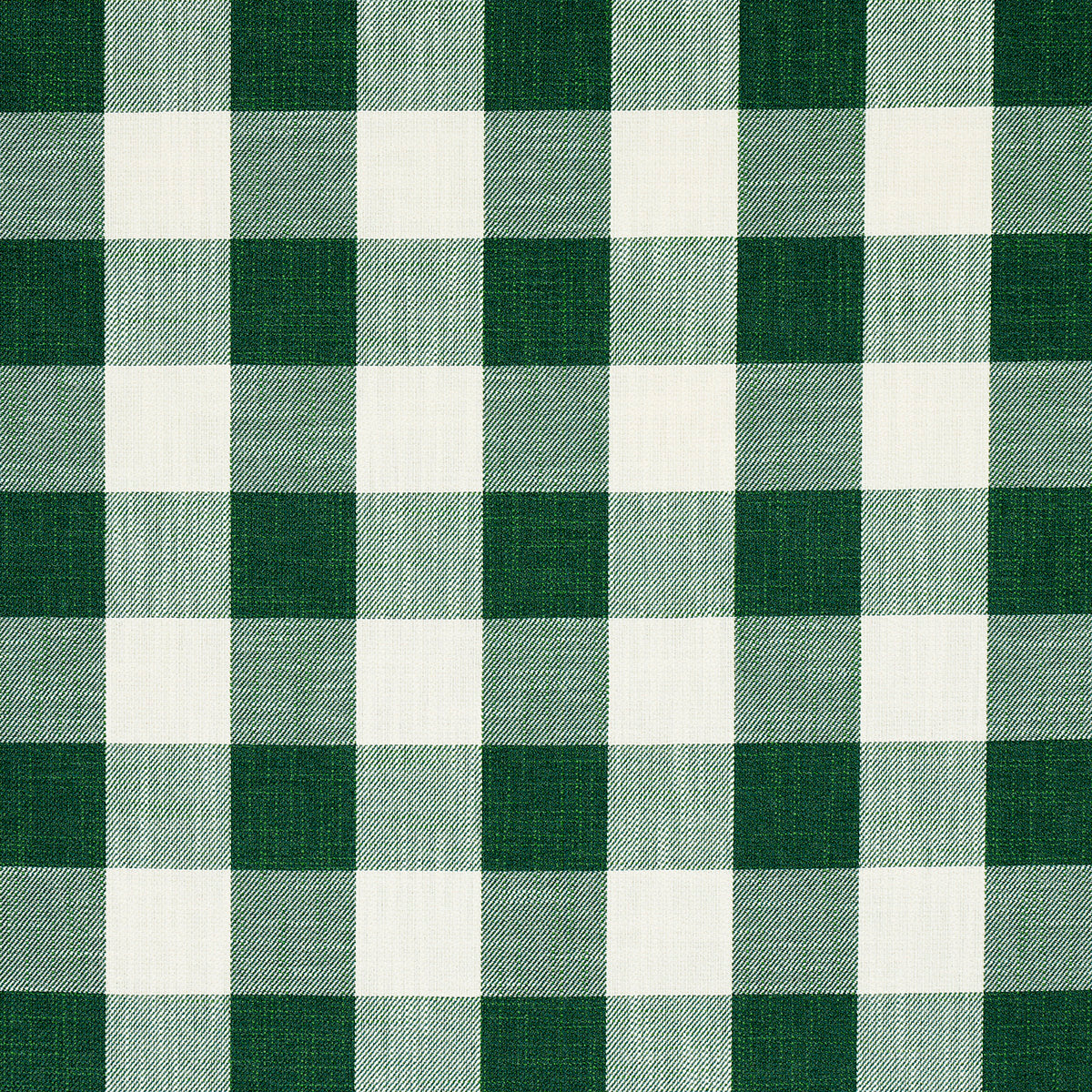 Schumacher Picnic Indoor/Outdoor Emerald Fabric - Eade's Wallpaper