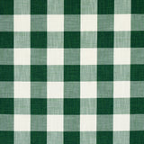 Schumacher Picnic Indoor/Outdoor Emerald Fabric - Eade's Wallpaper