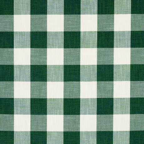 Schumacher Picnic Indoor/Outdoor Emerald Fabric - Eade's Wallpaper