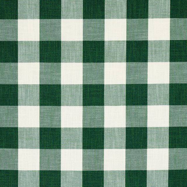 Schumacher Picnic Indoor/Outdoor Emerald Fabric - Eade's Wallpaper