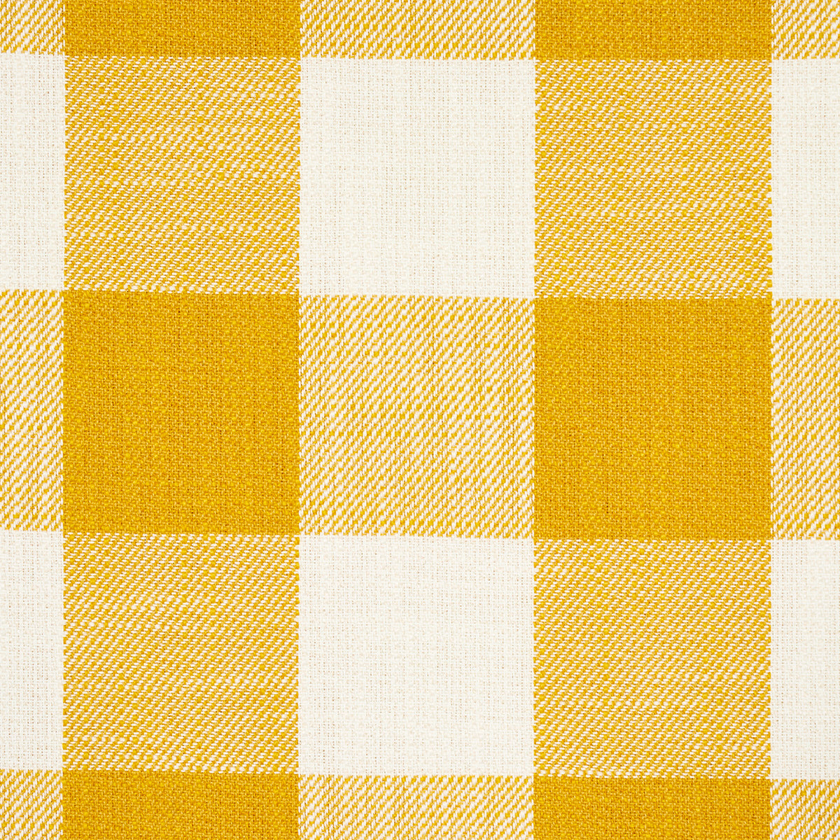 Schumacher Picnic Indoor/Outdoor Canary Fabric - Eade's Wallpaper
