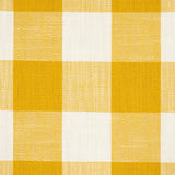 Schumacher Picnic Indoor/Outdoor Canary Fabric - Eade's Wallpaper