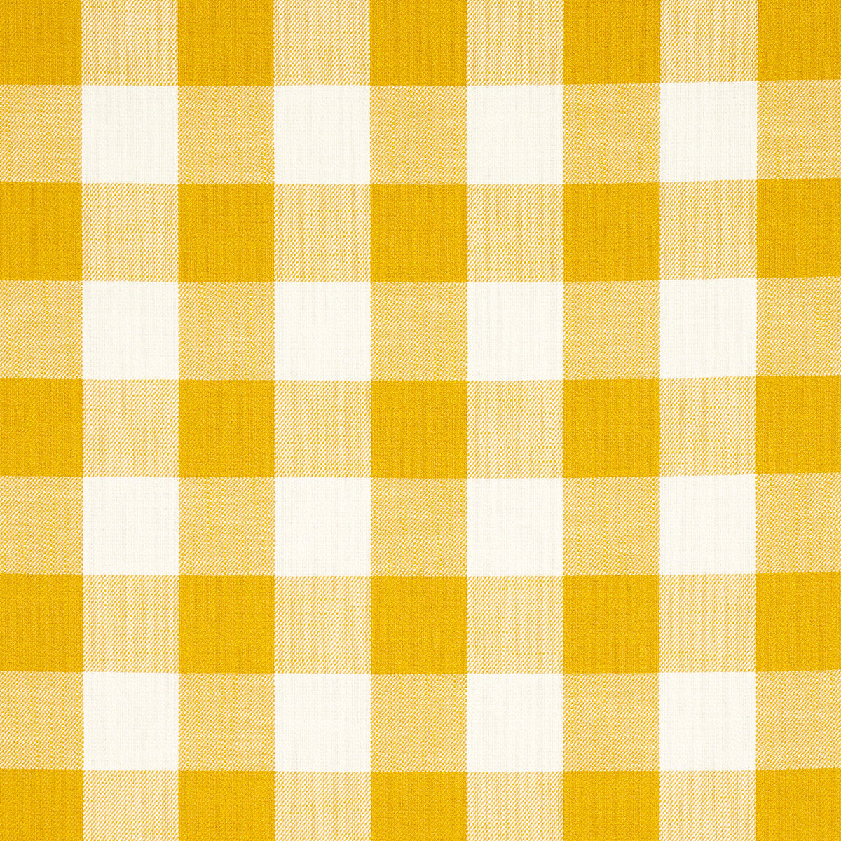 Schumacher Picnic Indoor/Outdoor Canary Fabric - Eade's Wallpaper