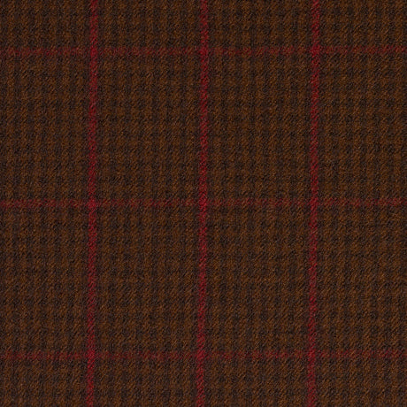Schumacher 82334 ALDRIDGE WOOL HOUNDSTOOTH in MOCHA Fabric -