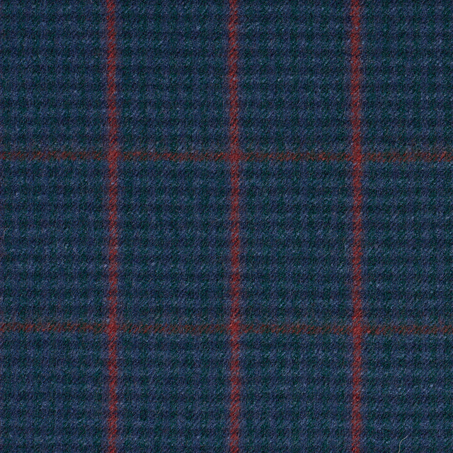 Schumacher 82335 ALDRIDGE WOOL HOUNDSTOOTH in SPRUCE Fabric 