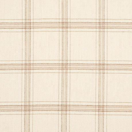 Schumacher Blackburn Merino Plaid Ivory Fabric