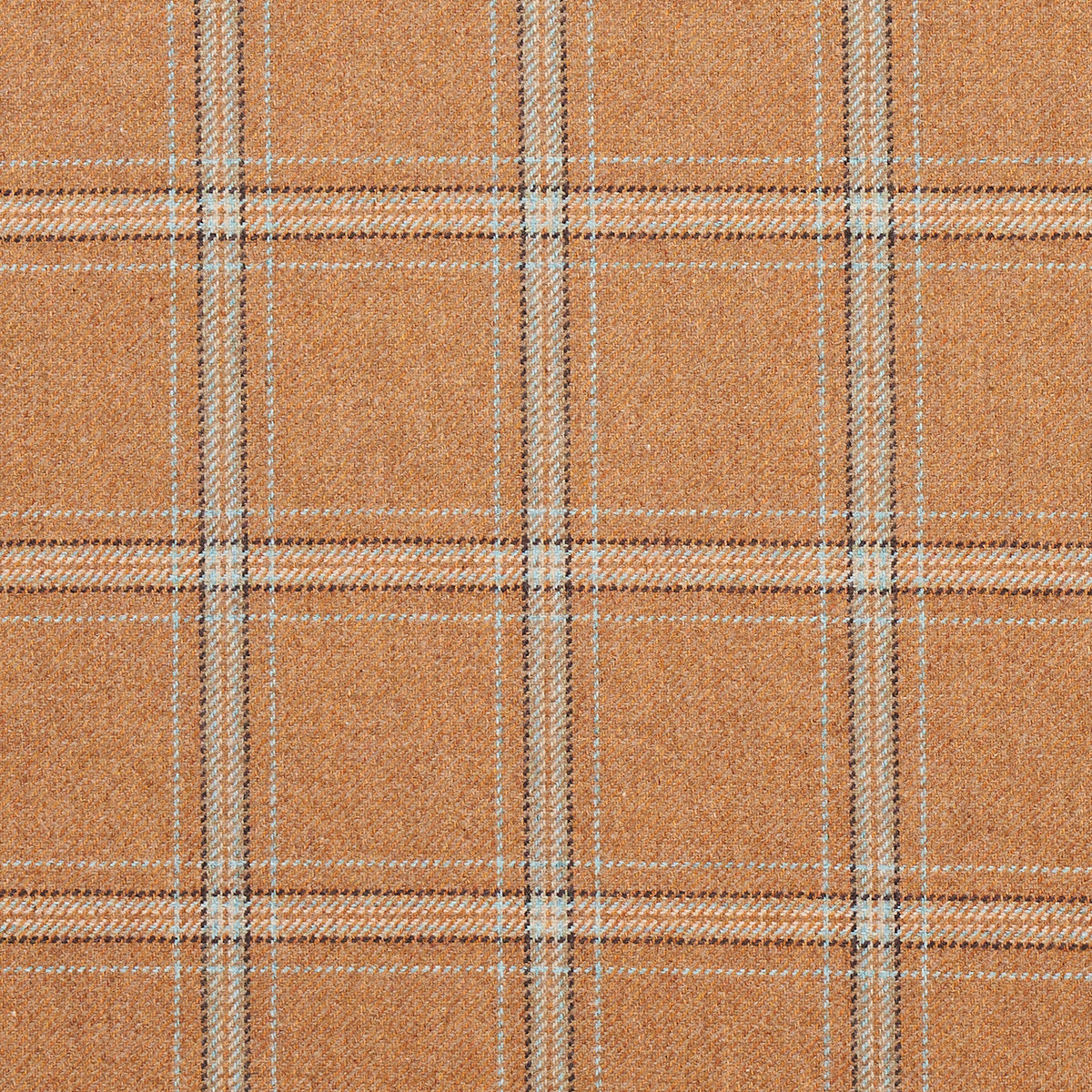 Schumacher Blackburn Merino Plaid Camel Fabric