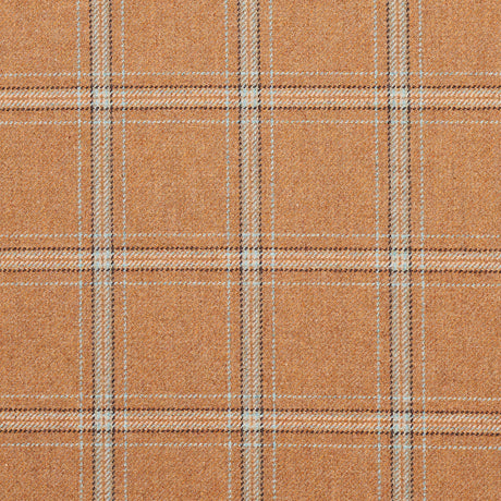 Schumacher Blackburn Merino Plaid Camel Fabric