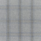 Schumacher Blackburn Merino Plaid Grey Fabric