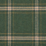 Schumacher Blackburn Merino Plaid Green Fabric