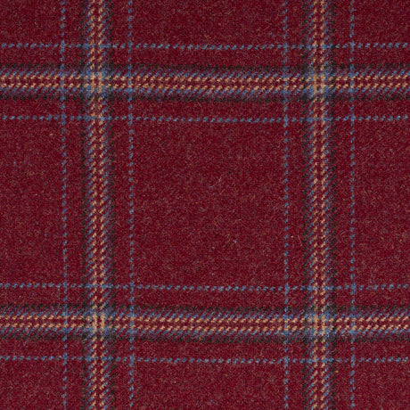 Schumacher 82344 BLACKBURN MERINO PLAID in REDWOOD Fabric - 