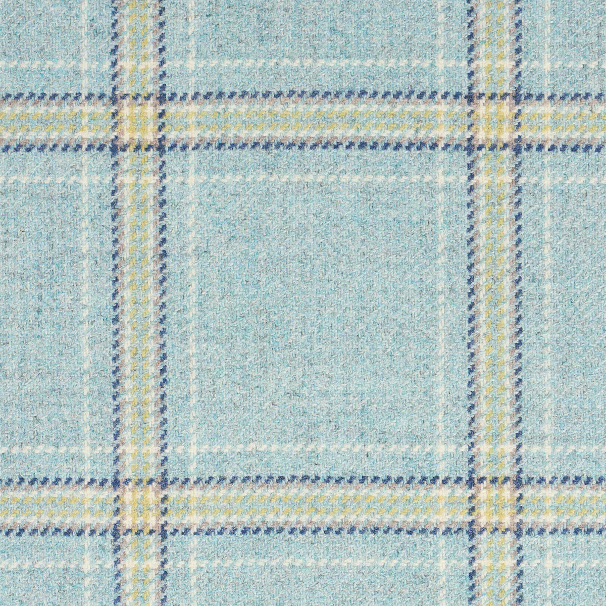 Schumacher 82347 BLACKBURN MERINO PLAID in ROBIN'S EGG Fabri