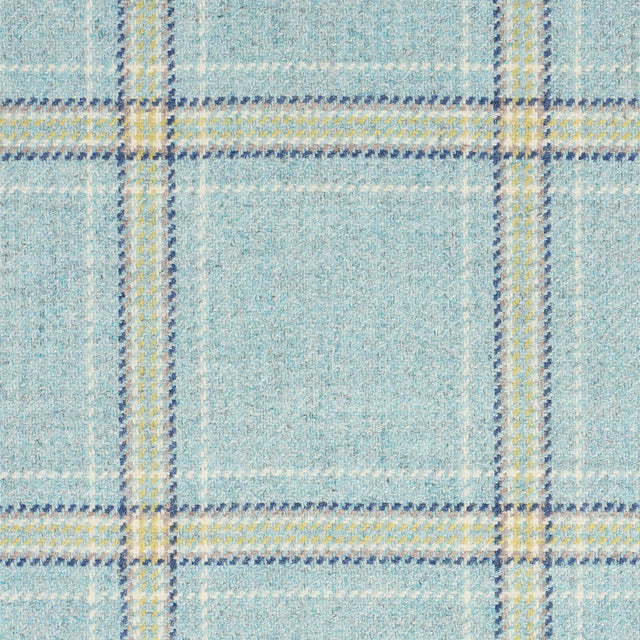 Schumacher 82347 BLACKBURN MERINO PLAID in ROBIN'S EGG Fabri