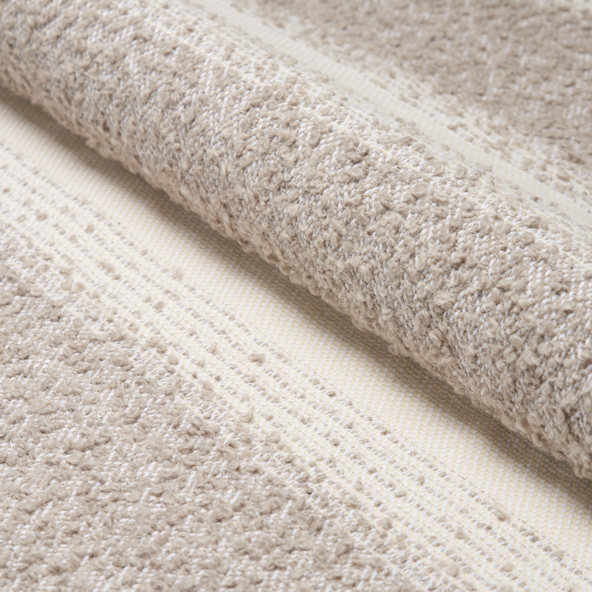 Schumacher Jessen Alpaca Stripe Fog Fabric
