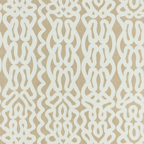 Schumacher 823B32 SURINAME in CAMEL Fabric - RAOUL TEXTILES